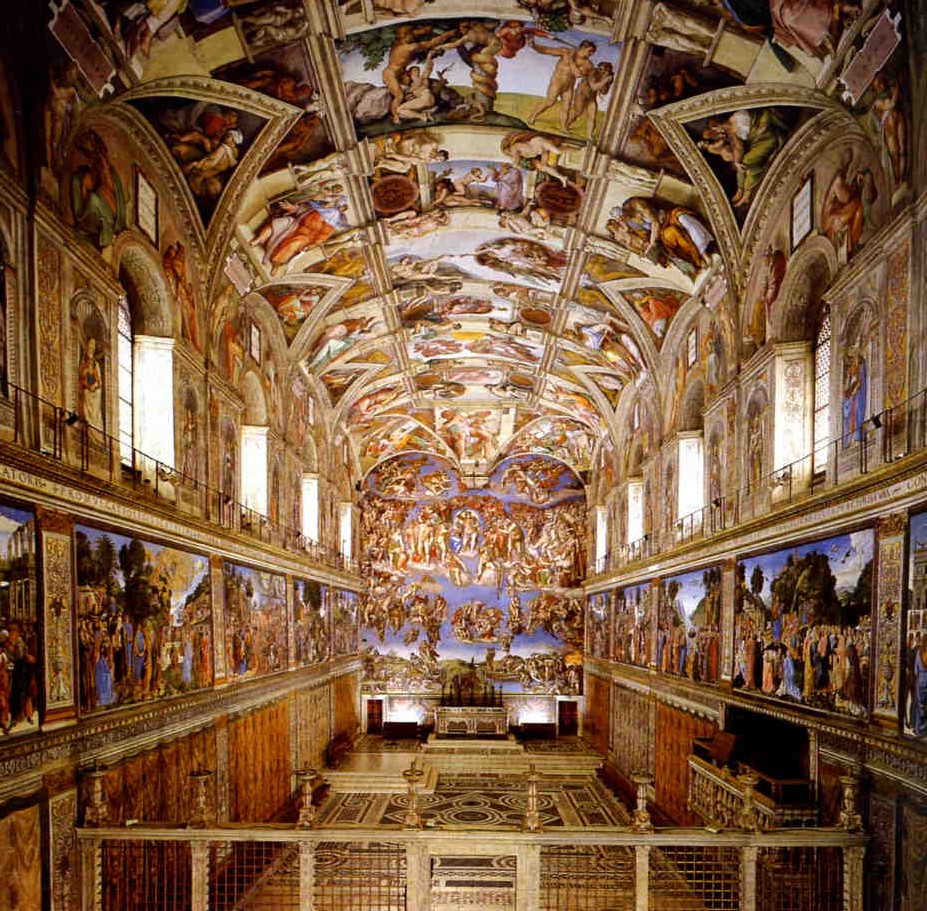 Michelangelo Famous Painting Sistine Chapel