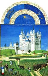 Limbourg Brothers, September. Illuminated Manuscript